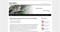 Desktop Screenshot of heiko-meins.de