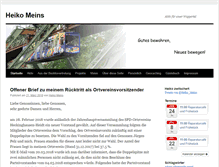 Tablet Screenshot of heiko-meins.de